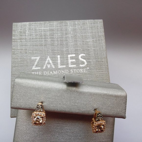 Le Vian Chocolatier Diamond Halo Stud Earrings - Picture 3 of 10